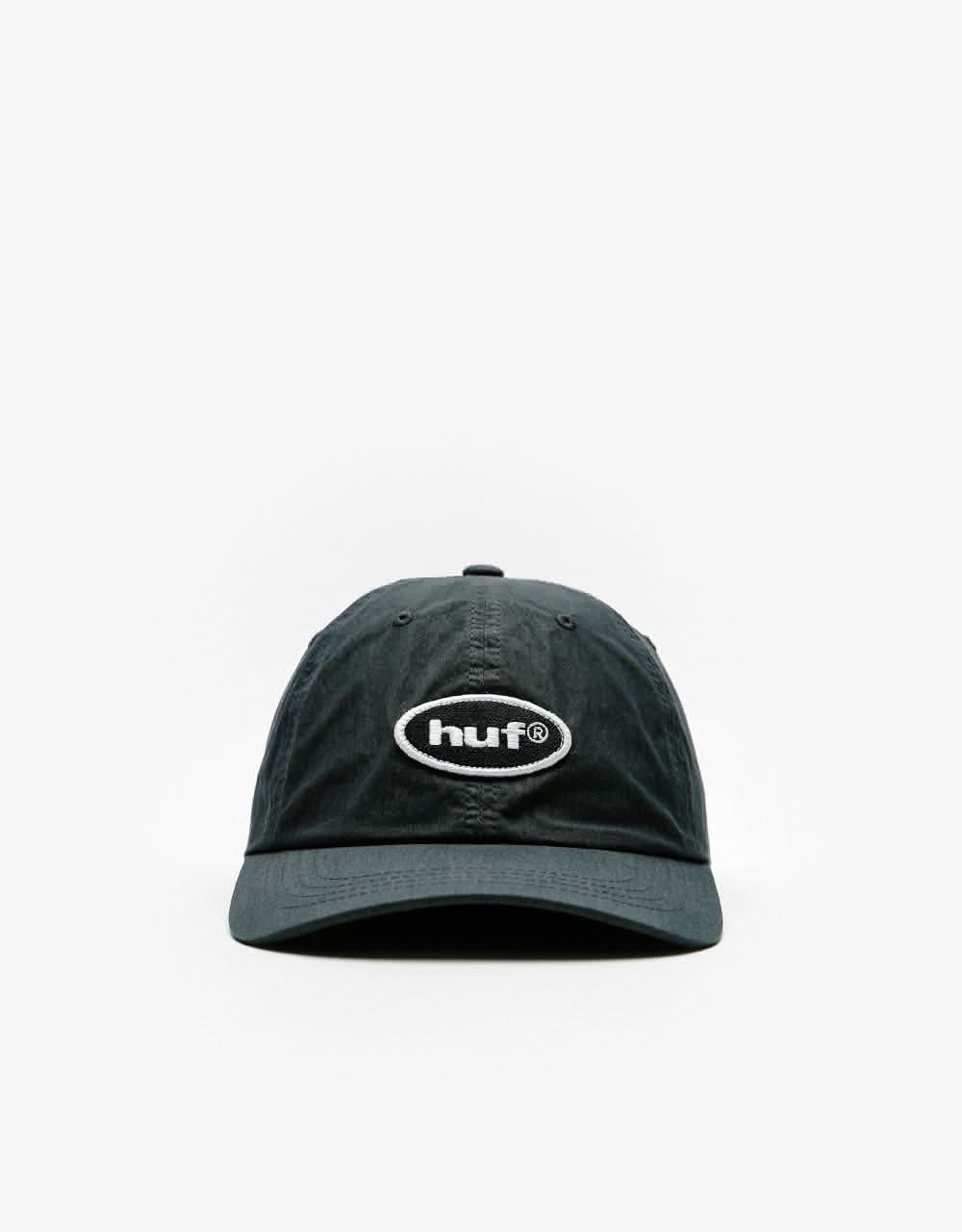 HUF Link Curved Visor 6 Panel Cap - Navy Blazer