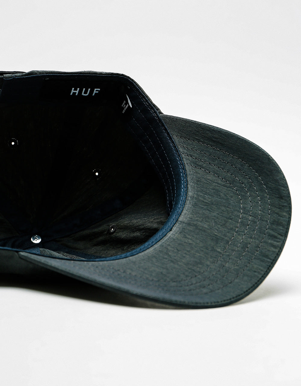 HUF Link Curved Visor 6 Panel Cap - Navy Blazer