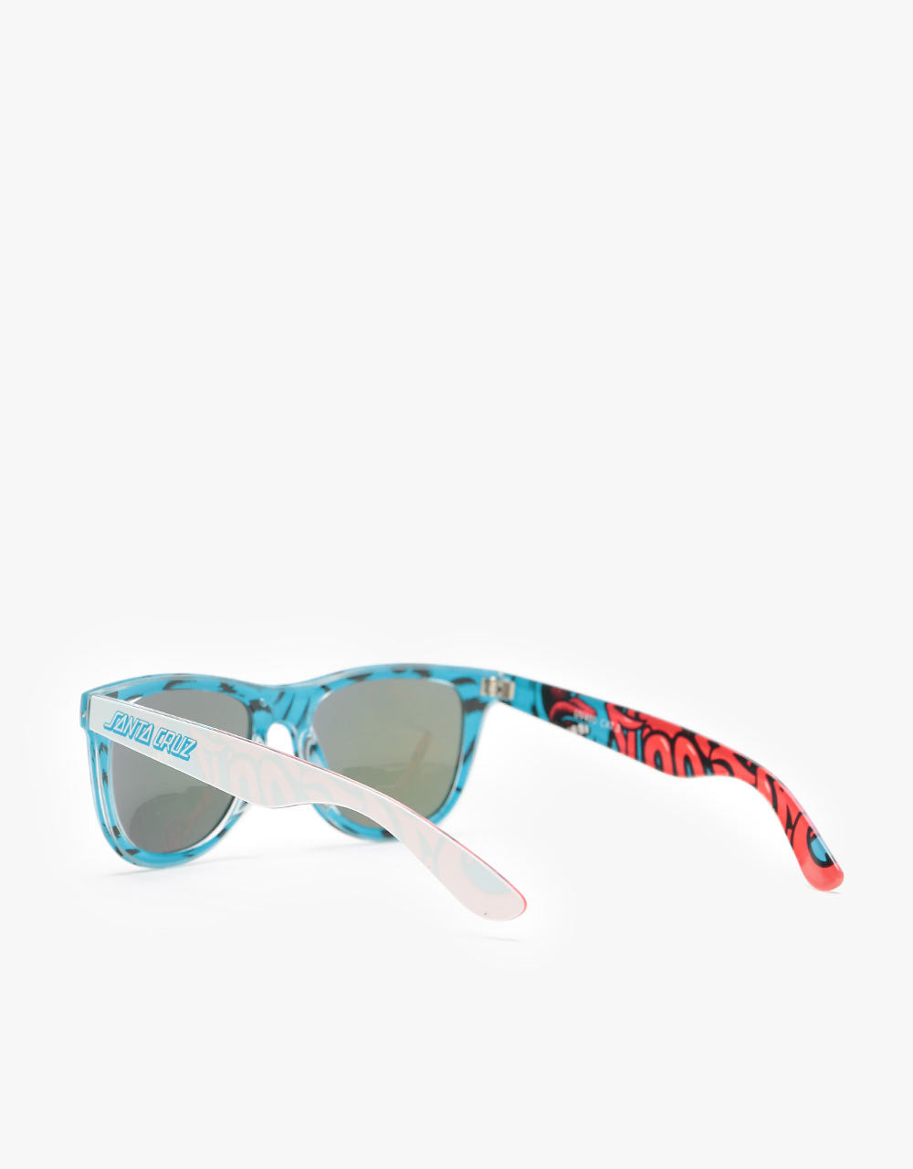Santa Cruz Screaming Insider Sunglasses - White/Blue