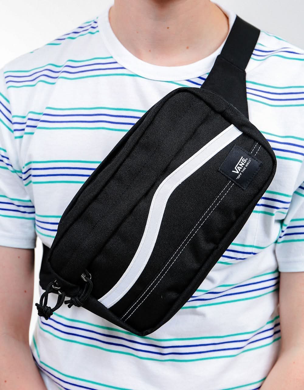Vans Construct Cross Body Bag Black/White