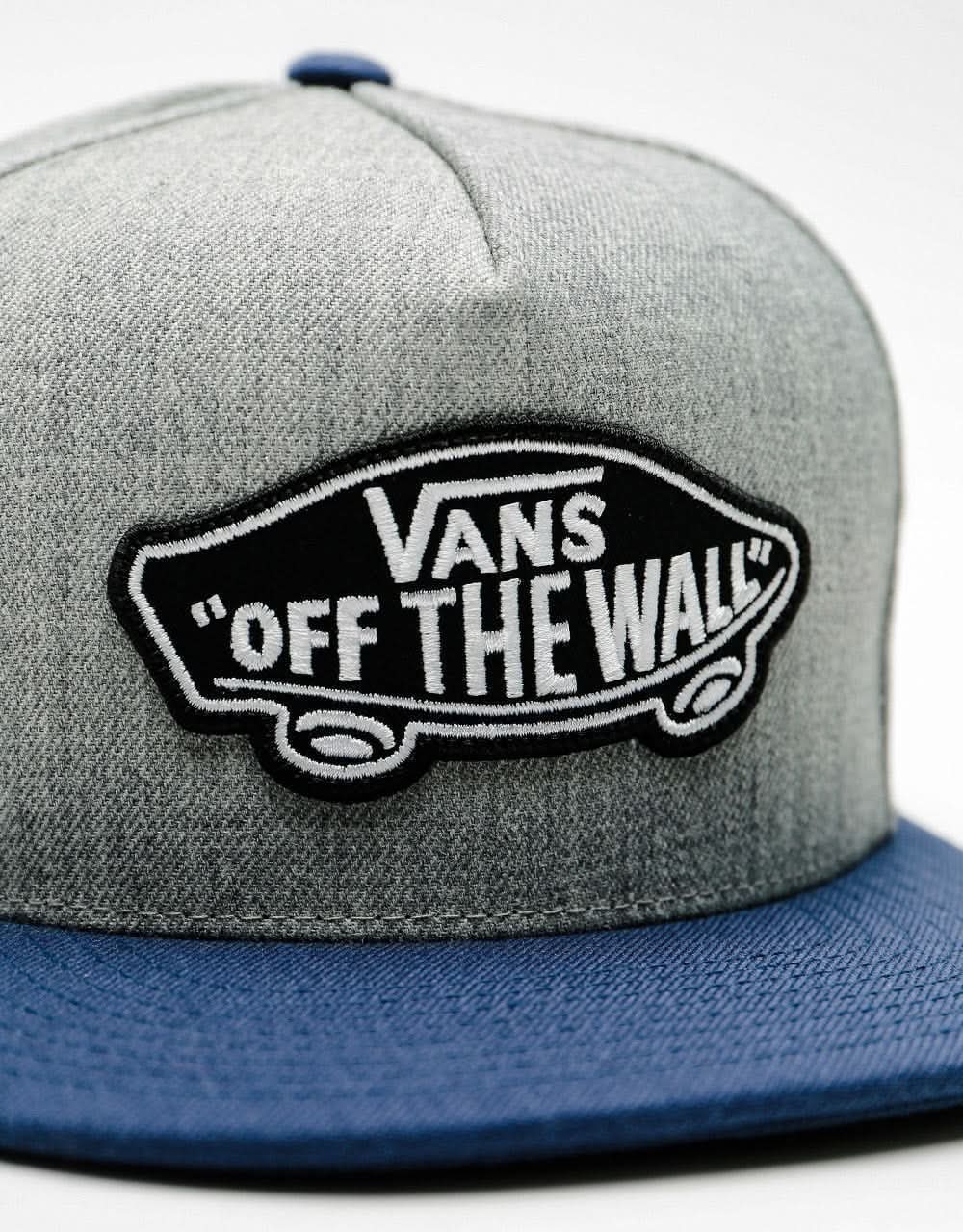 Vans Classic Patch Snapback Cap - Heather Grey/Dress Blues