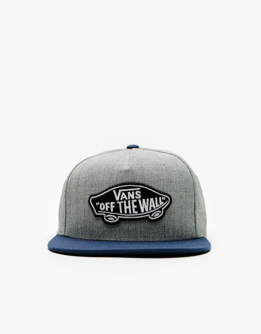 Vans Classic Patch Snapback Cap - Heather Grey/Dress Blues