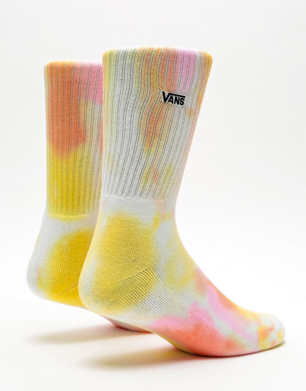 Vans Remington Crew Socks - High Risk Red Tie Dye