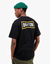 Brixton Truss T-Shirt - Black