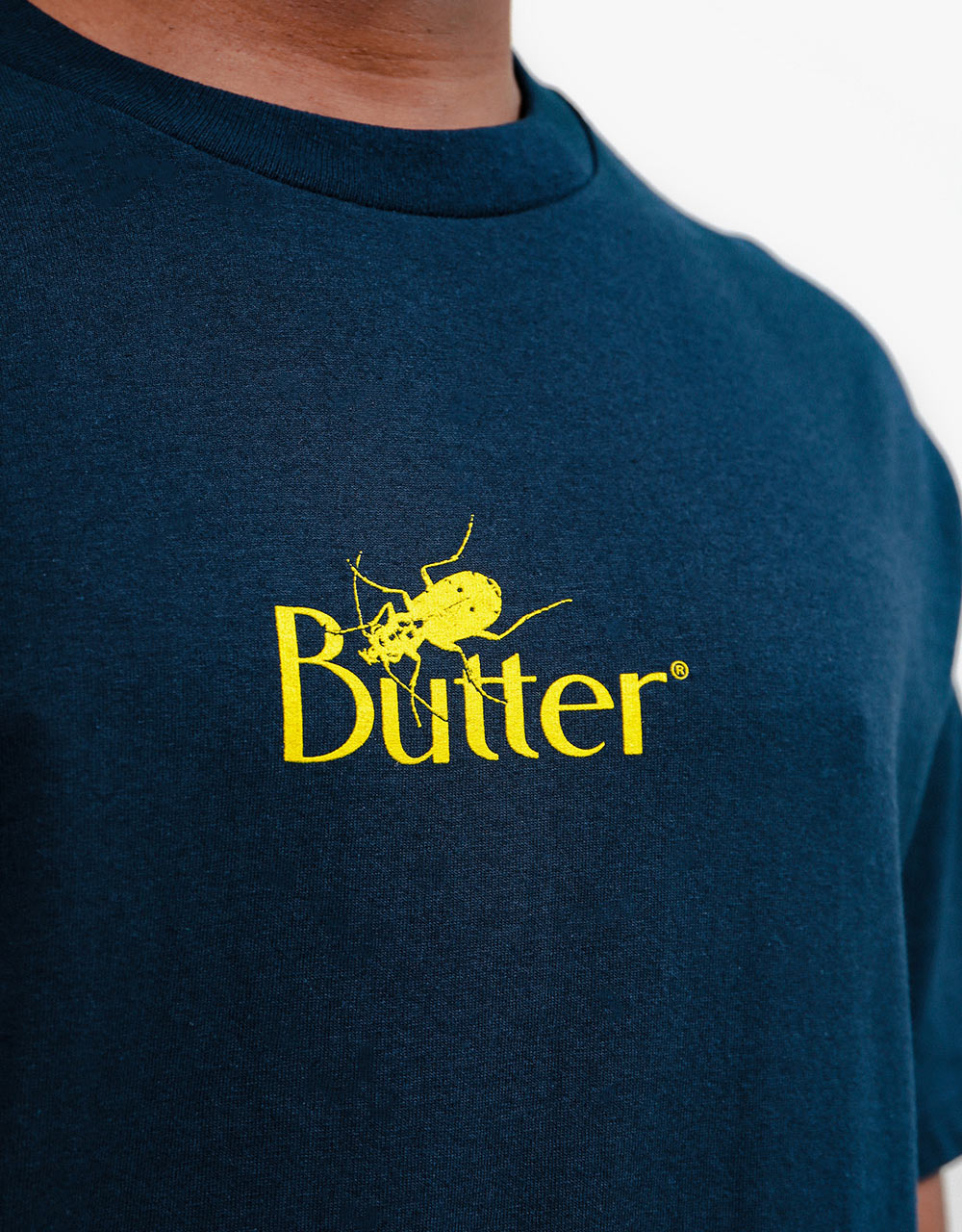 Butter Goods Bug Classic Logo T-Shirt - Navy