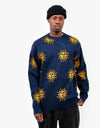 Butter Goods Sun Knitted Sweater - Navy