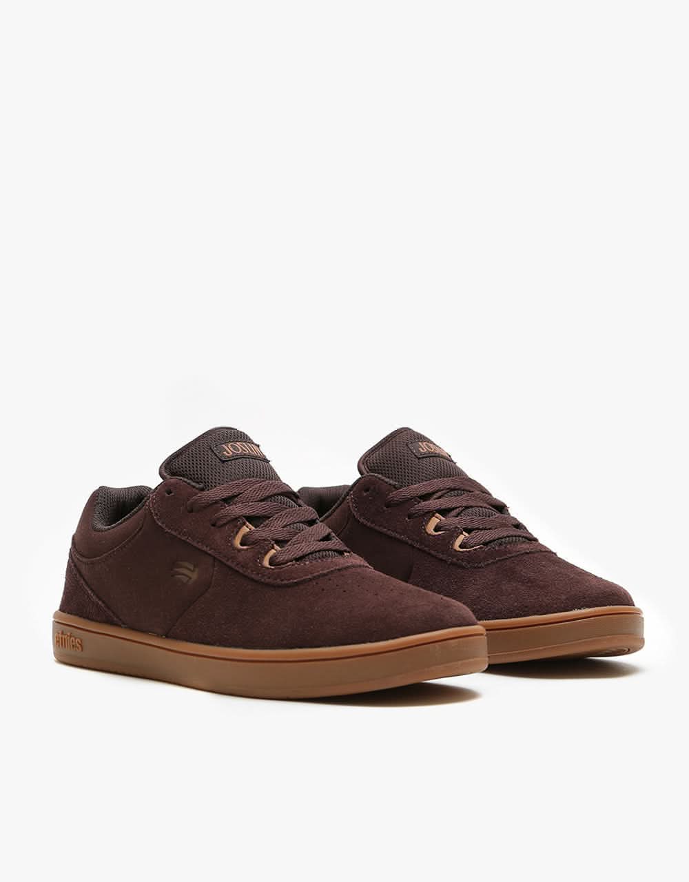 Etnies Joslin Kids Skate Shoes - Brown/Gum