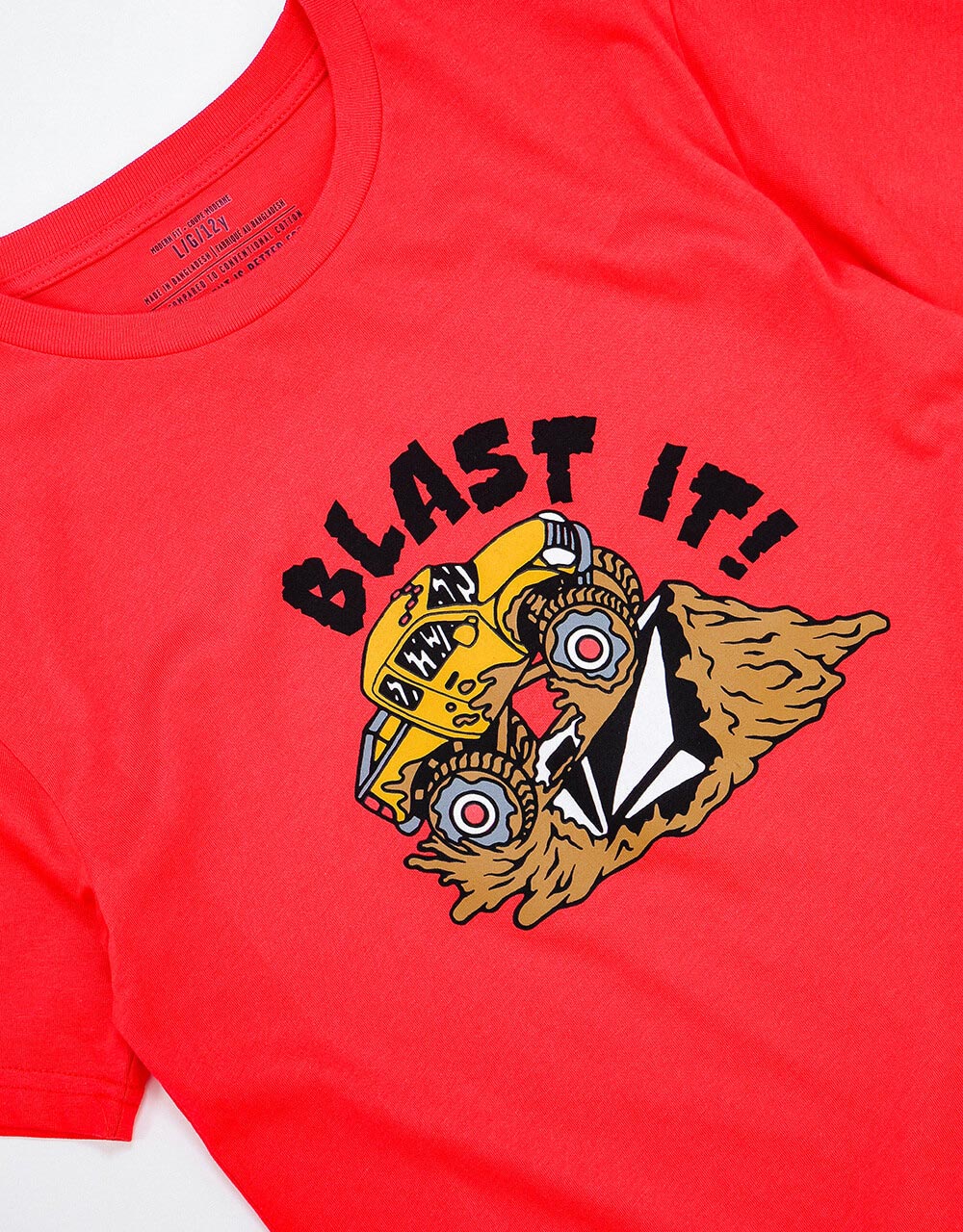 Volcom Blast It Kids T-Shirt - Fiery Red