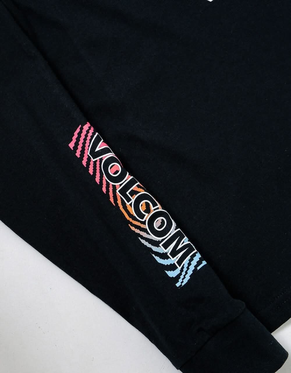 Volcom Descant Long Sleeve Kids T-Shirt - Black