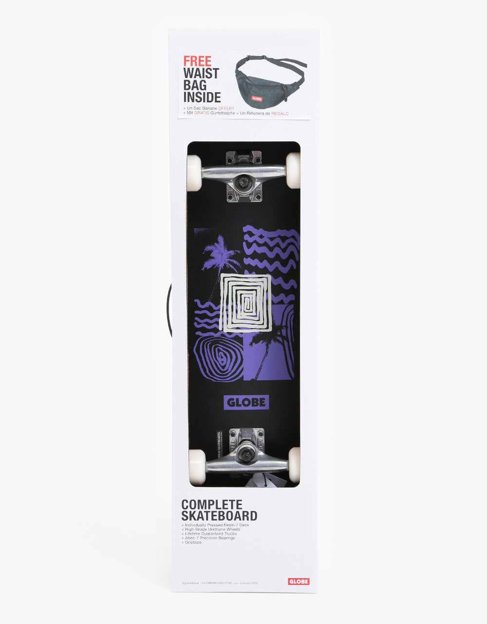 Globe Fairweather 'Boxed' Complete Skateboard - 7.75"