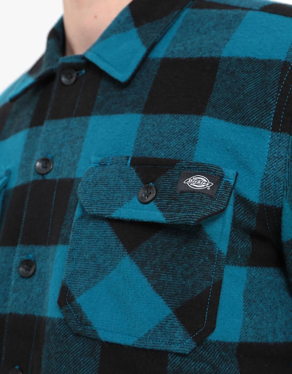 Dickies Sacramento L/S Shirt - Coral Blue