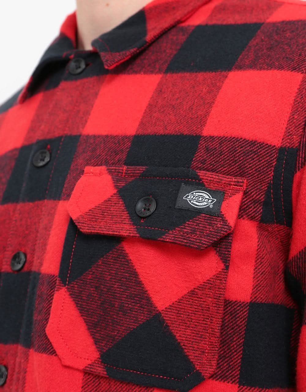 Dickies Sacramento L/S Shirt - Red