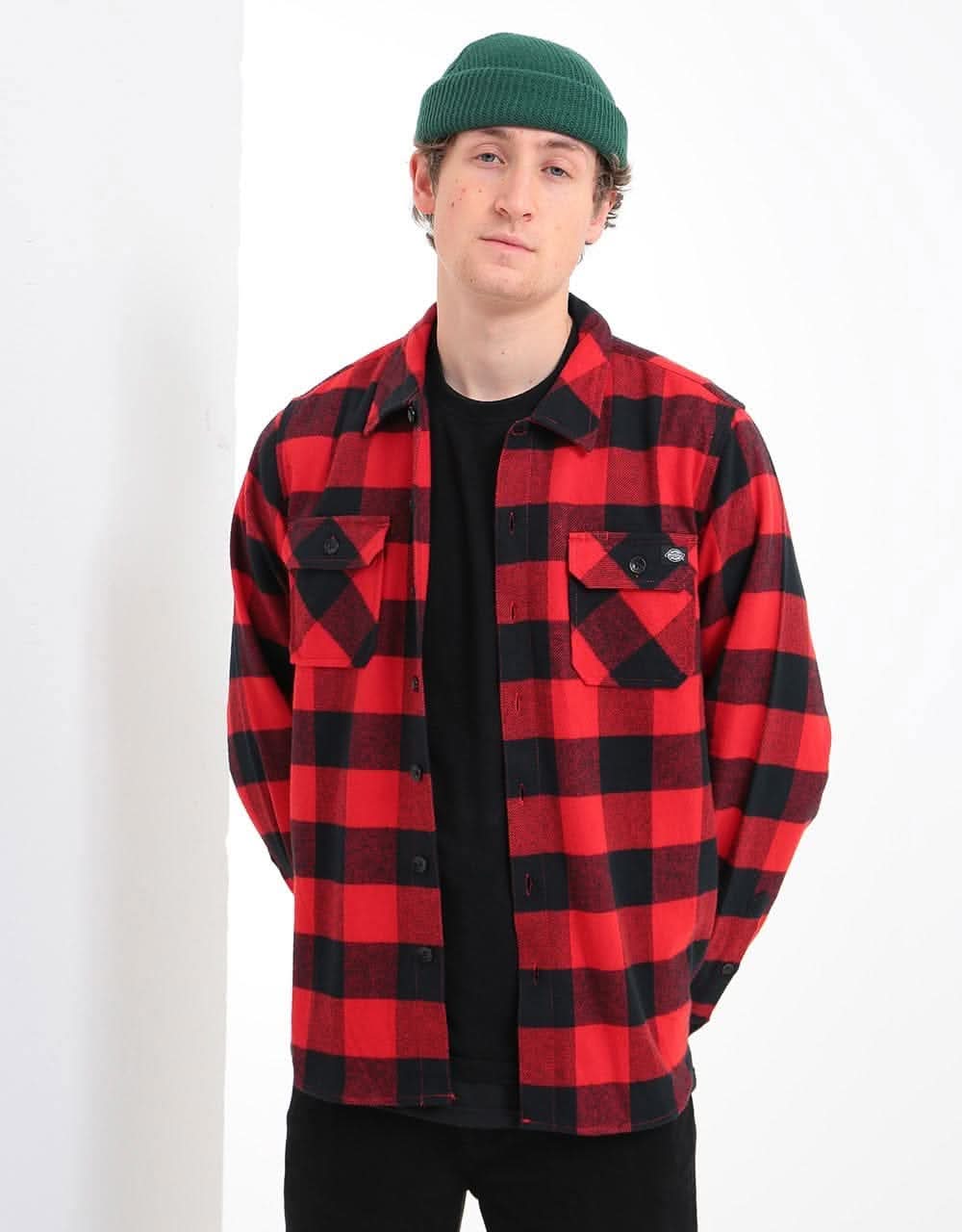 Dickies Sacramento L/S Shirt - Red