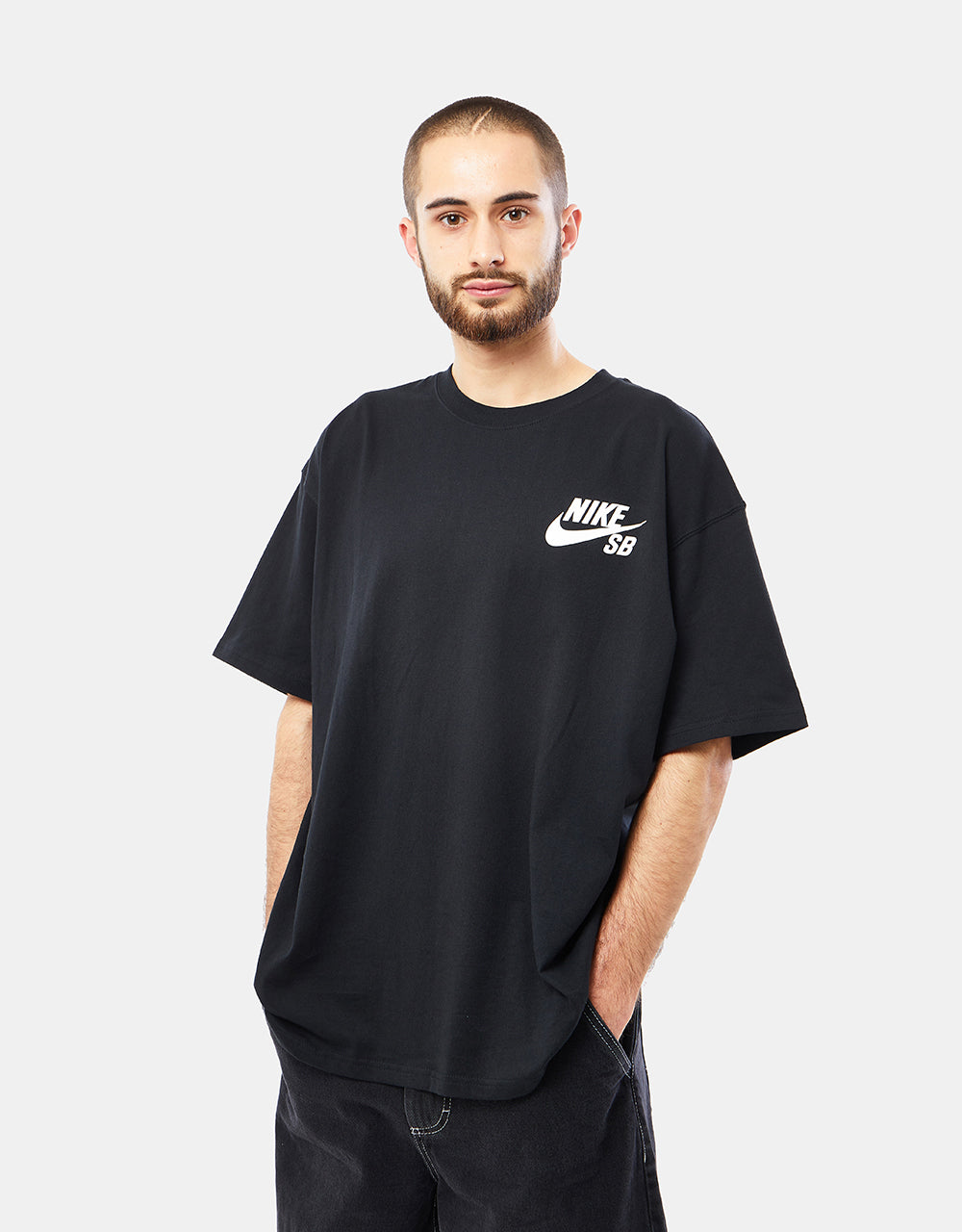 Nike SB Logo T-Shirt - Black/White