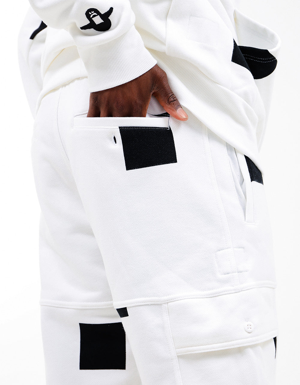 adidas Shmoofoil Box Pant - White/Black