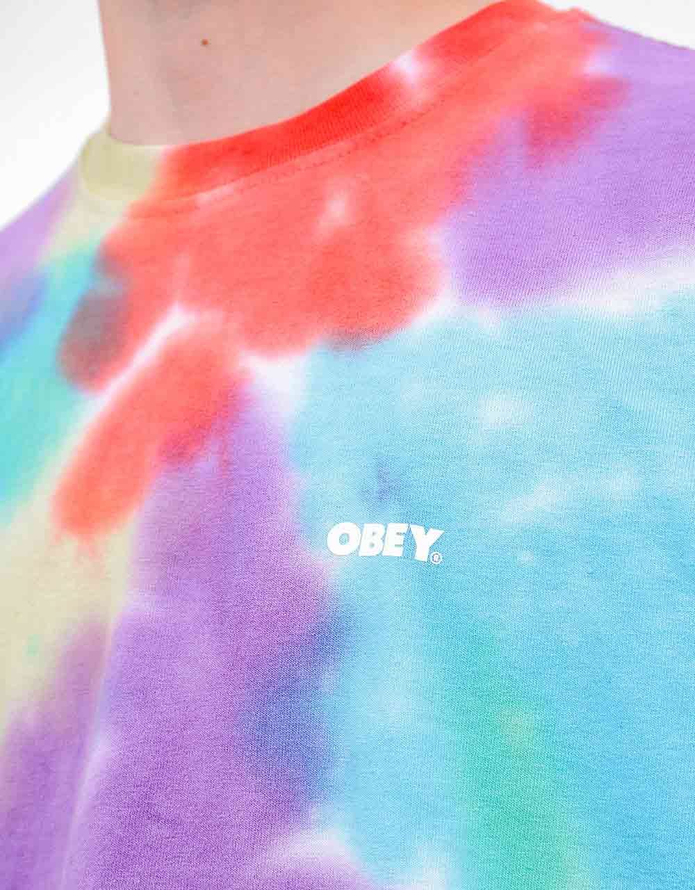 Obey Bold T-Shirt - Oxy Fire Blotch