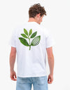 Magenta True Leaf T-Shirt - White