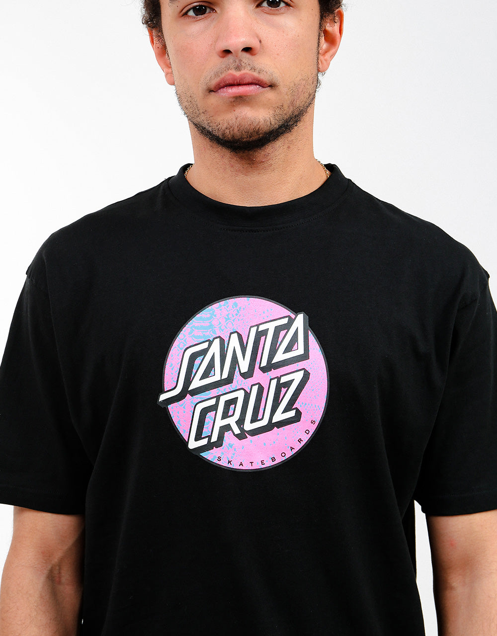 Santa Cruz Scales Dot T-Shirt - Black
