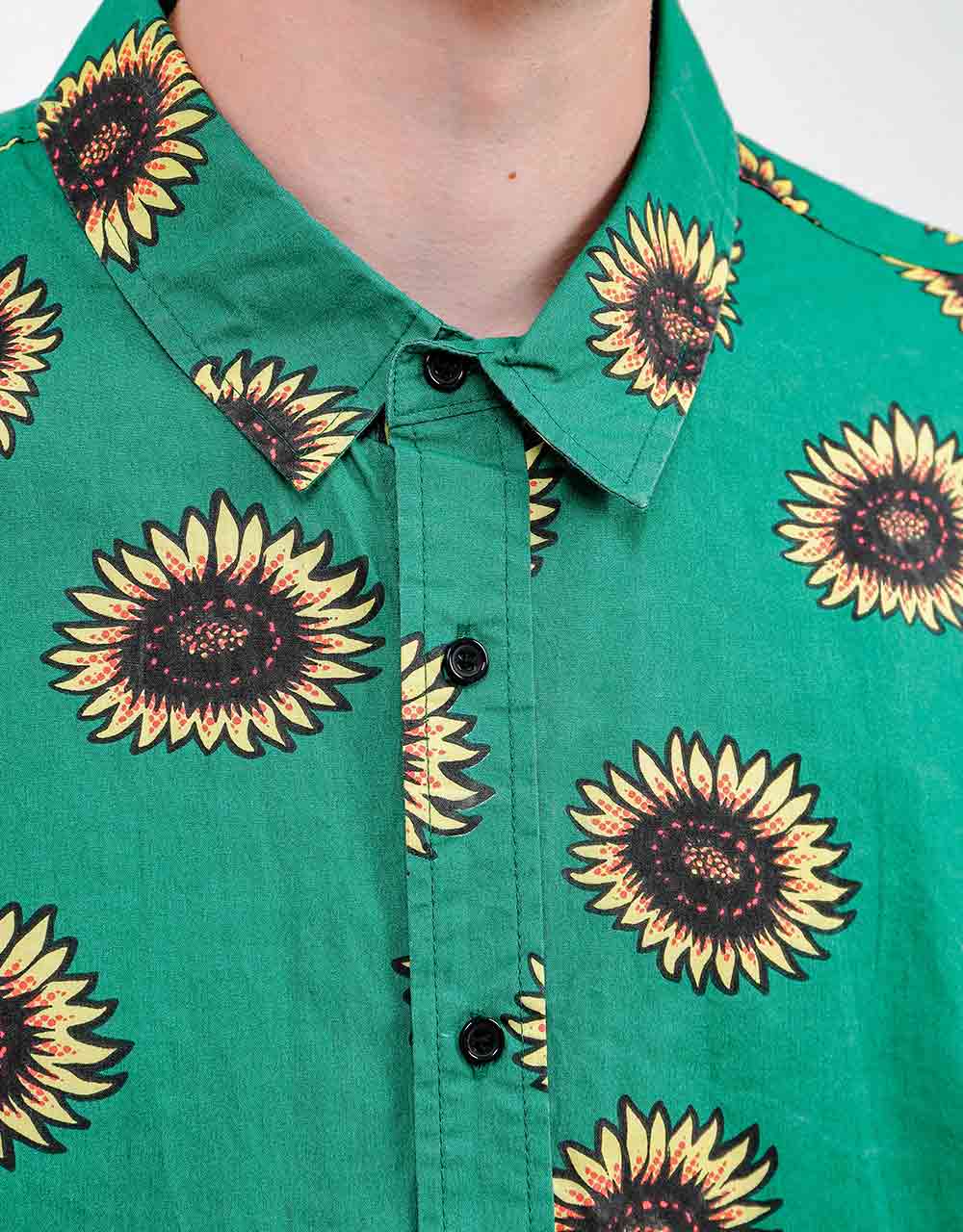 Santa Cruz Sunflower S/S Shirt - Evergreen