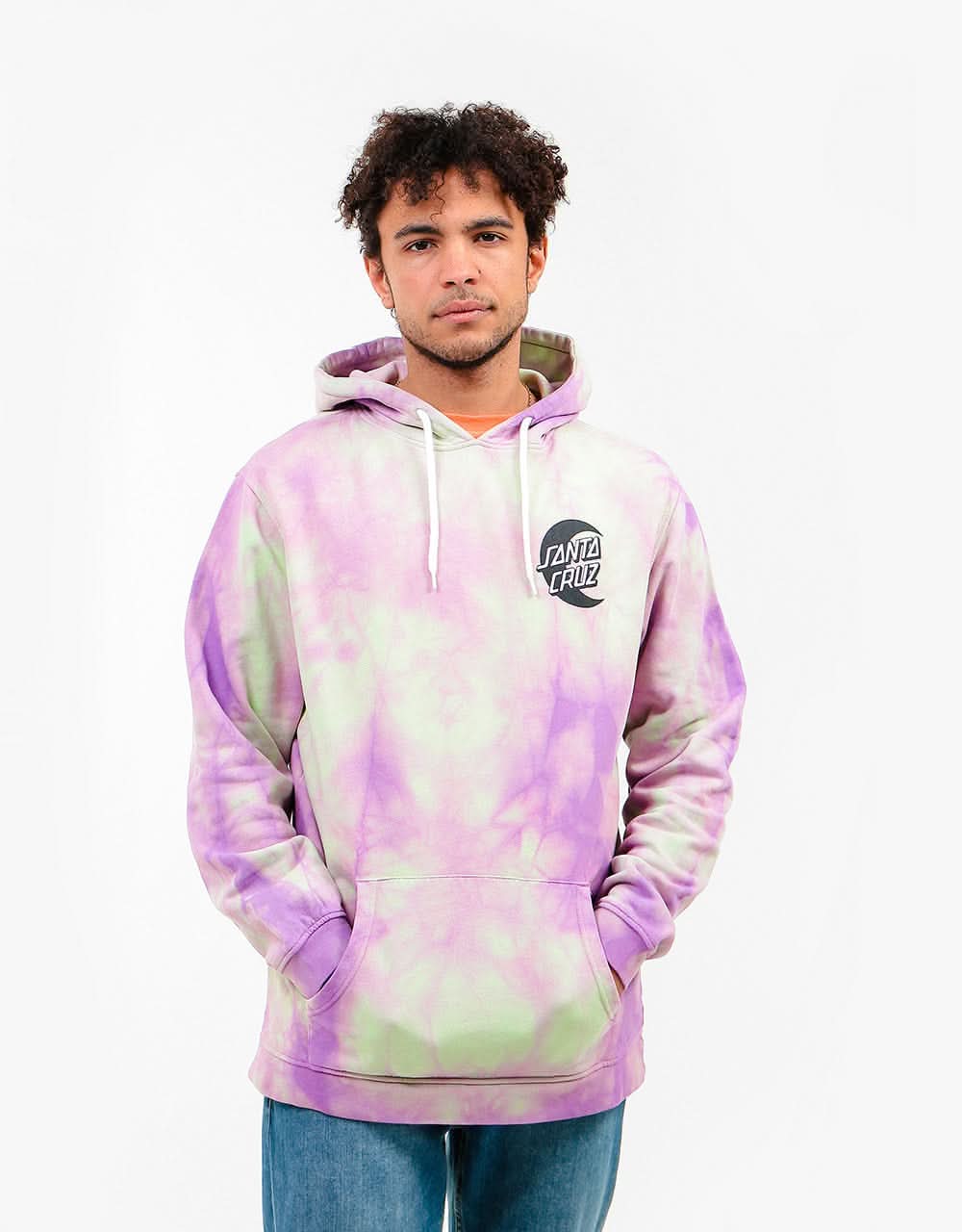 Santa Cruz Moon Dot Mono Hood  - Trippy Cloud