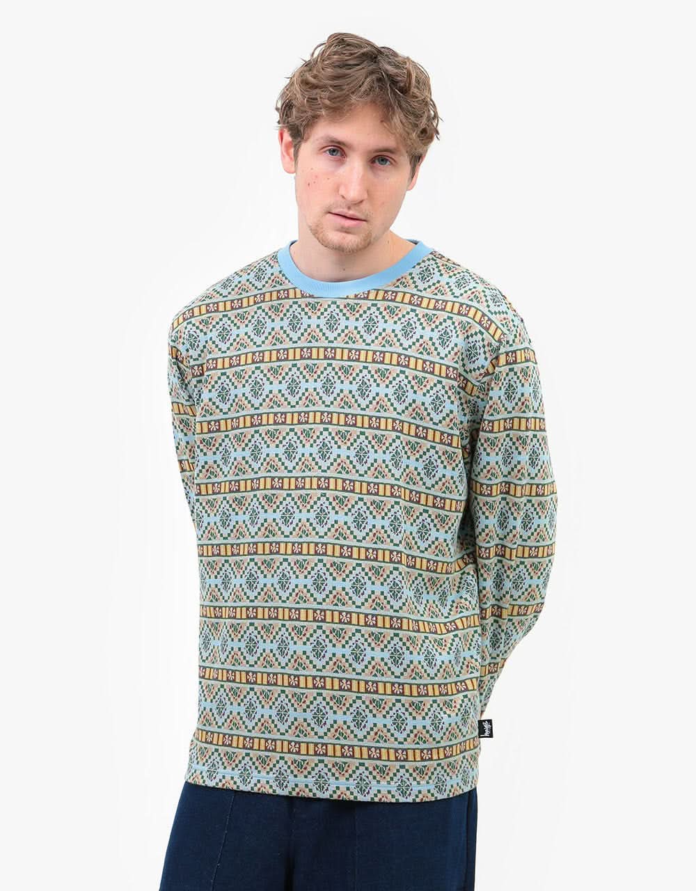 ファッション Stussy Giza L/S Crew Long-Sleeve ロンＴ tee 