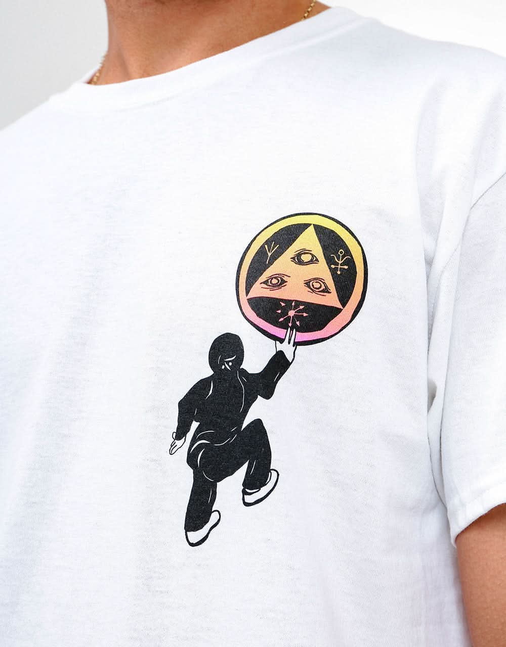 Welcome Peep This Basic T-Shirt - White