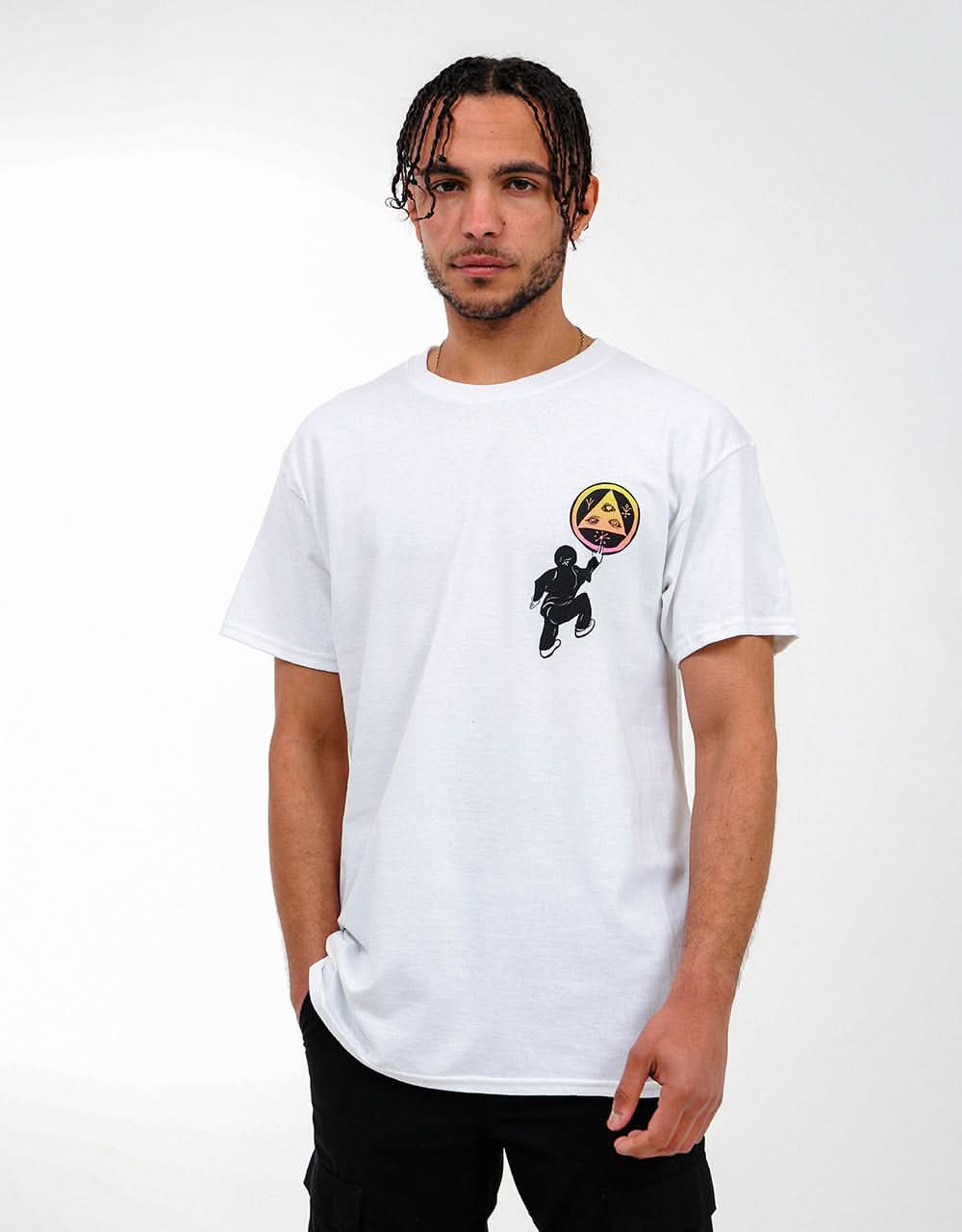 Welcome Peep This Basic T-Shirt - White