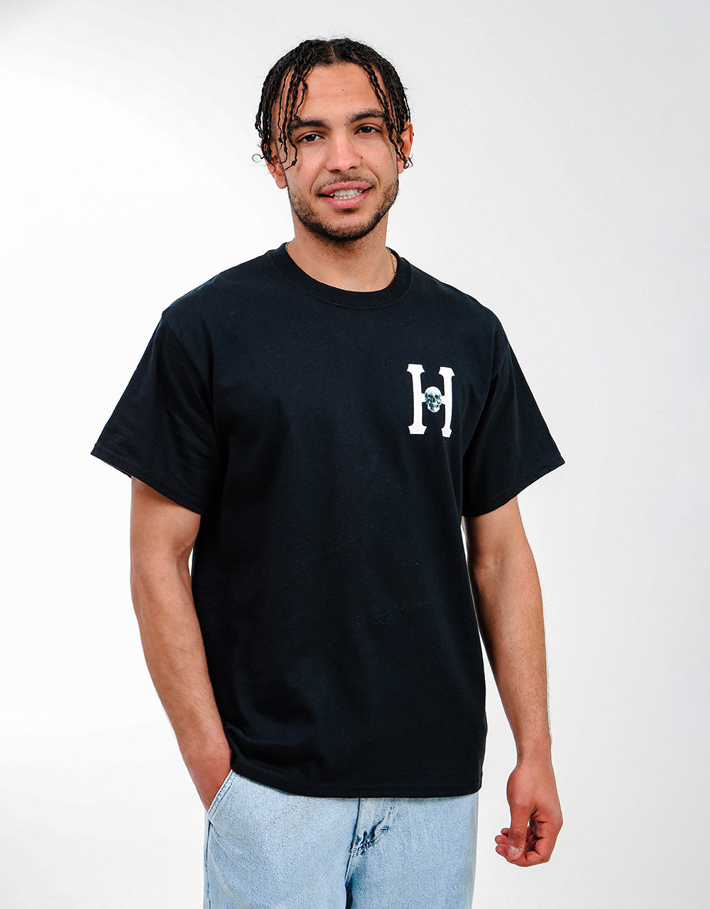 HUF Skulls Classic H T-Shirt - Black