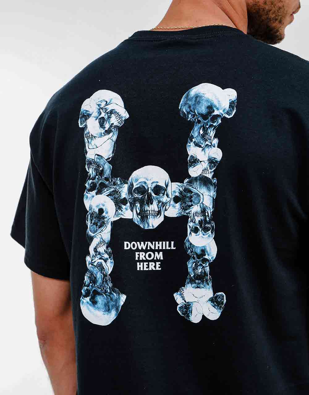 HUF Skulls Classic H T-Shirt - Black