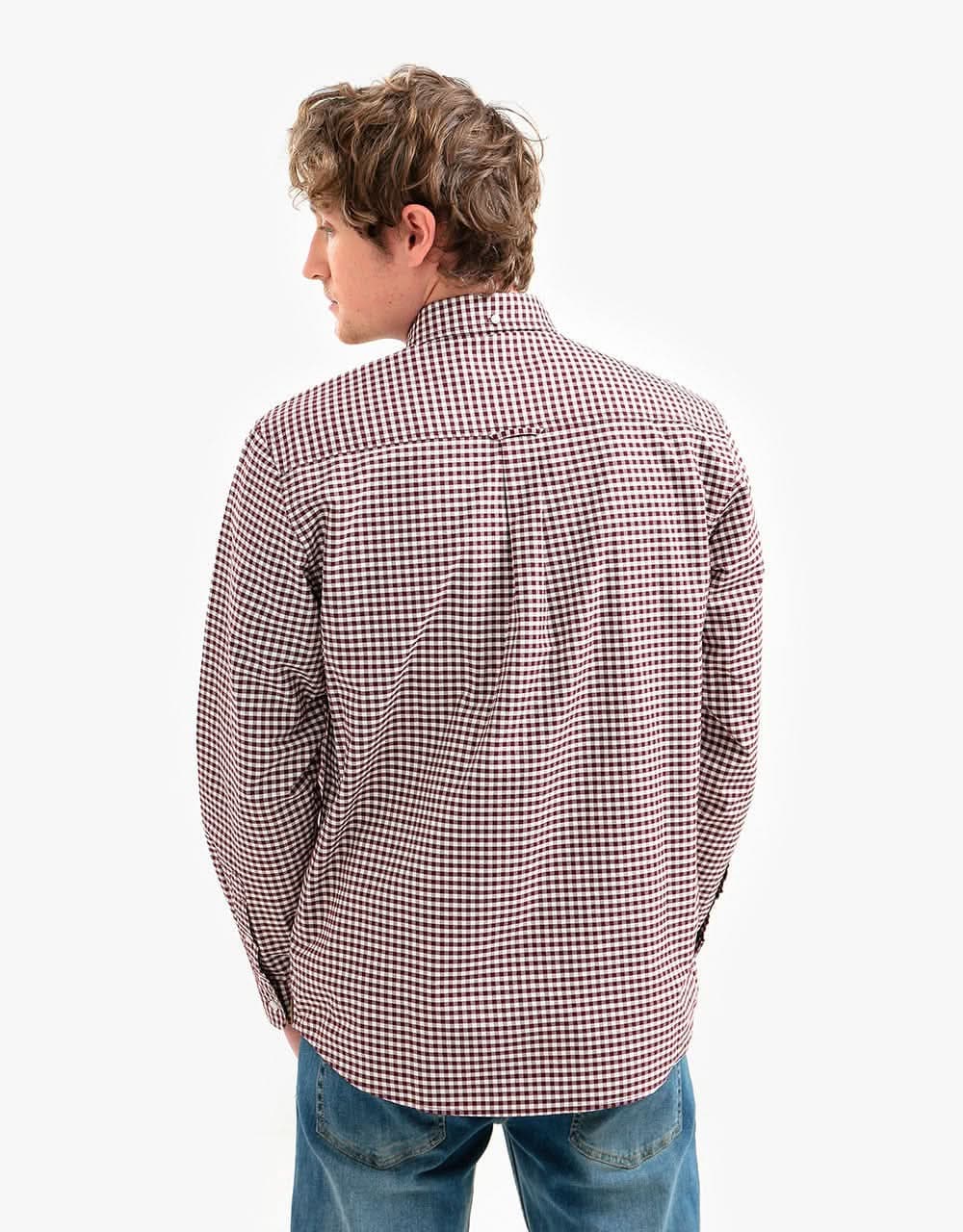Carhartt WIP L/S Bintley Shirt - (Bintley Check) Bordeaux