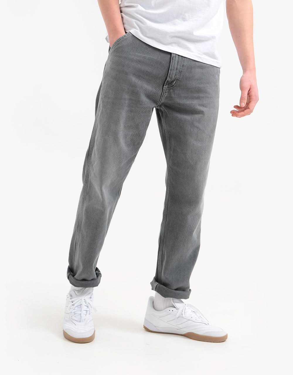Carhartt WIP Pontiac Pant - Black (Worn Bleached)