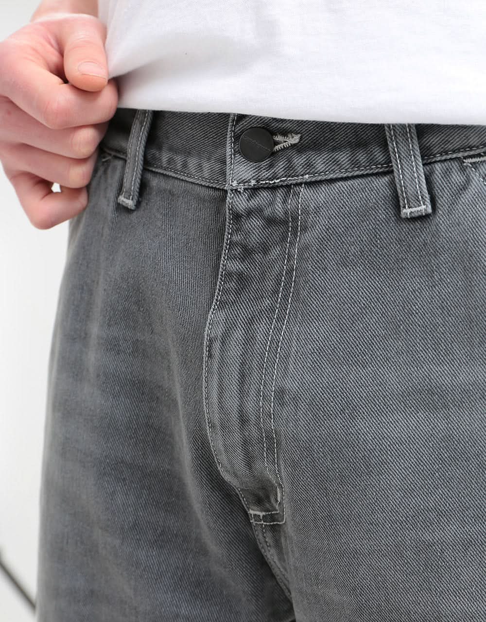 Carhartt WIP Pontiac Pant - Black (Worn Bleached)