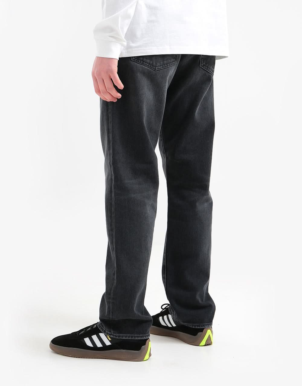 Carhartt WIP Pontiac Pant - Black (Mid Worn Wash)