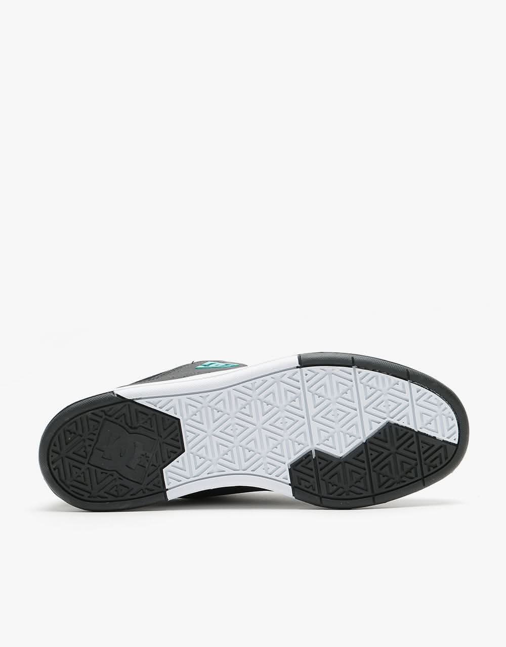 DC Plaza TC Skate Shoes - Black/Turquoise