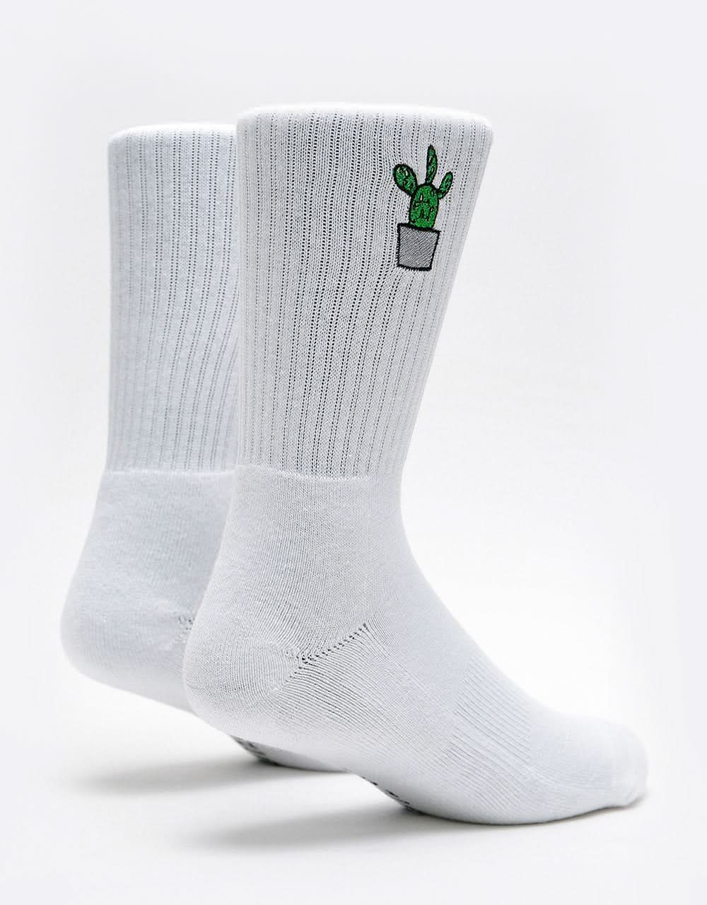 Route One Cactus Socks - White