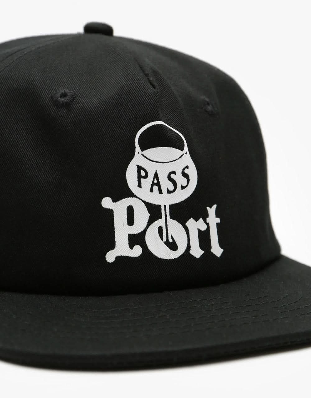 Pass Port Port Snapback Cap - Black