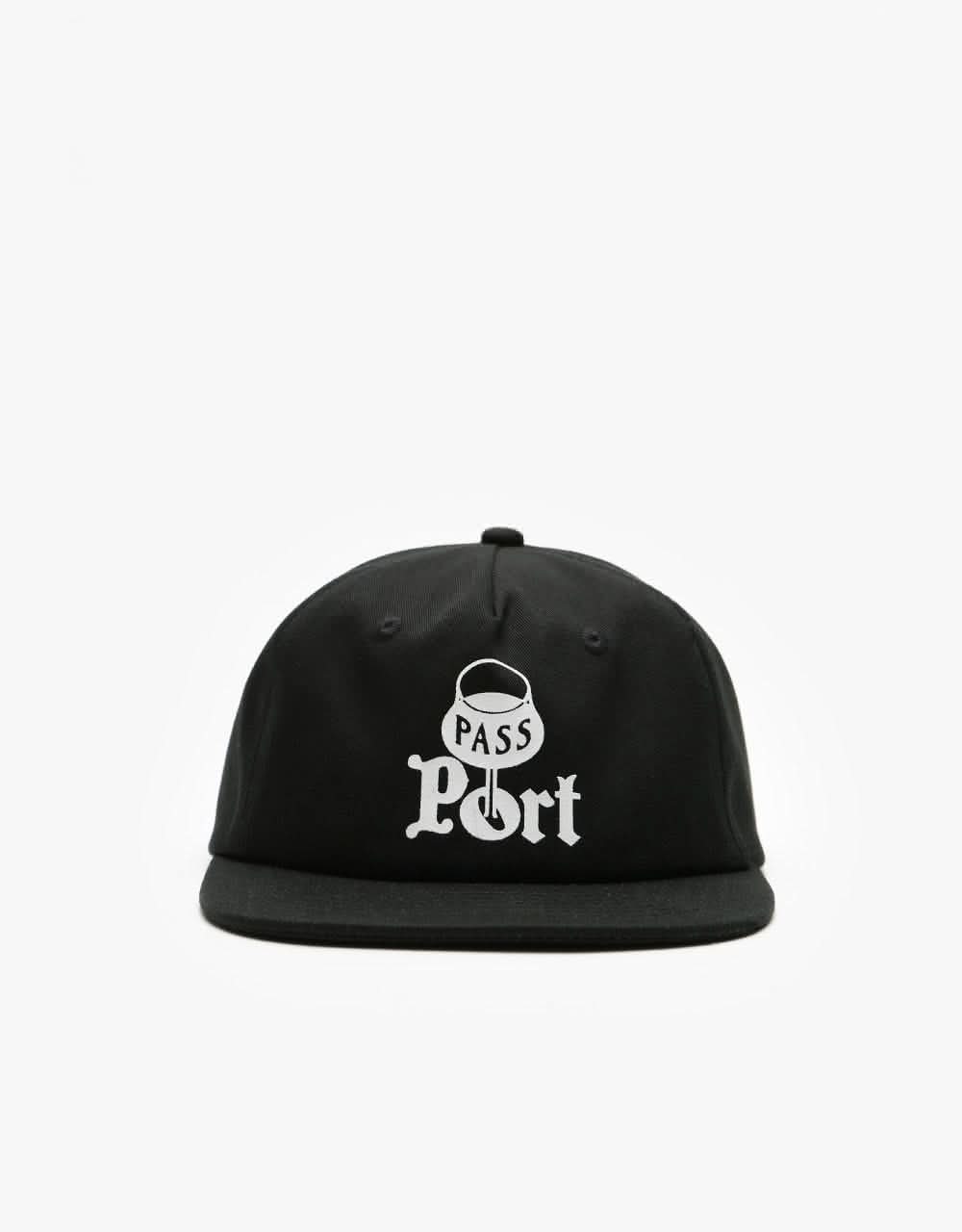 Pass Port Port Snapback Cap - Black