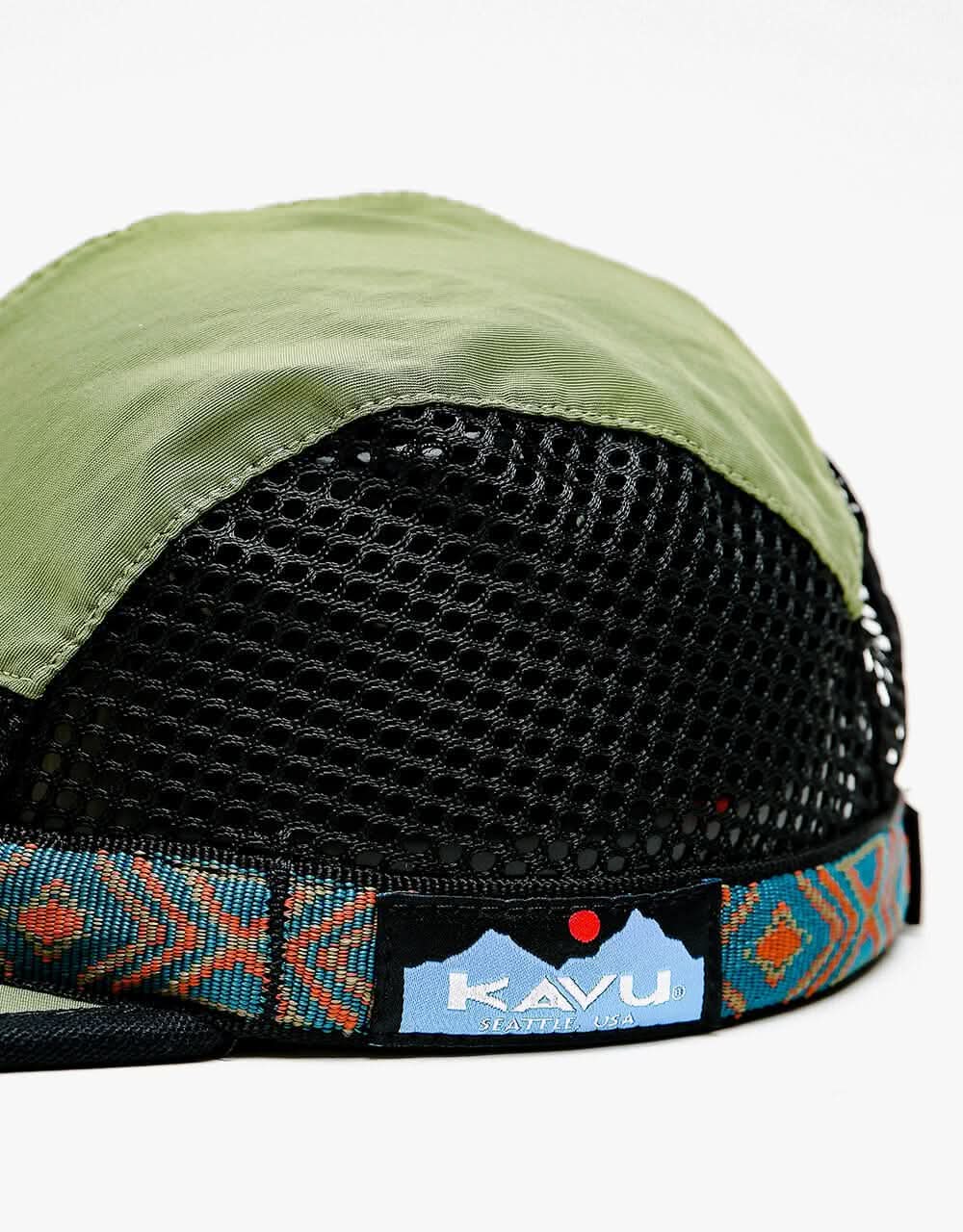 KAVU Trailrunner 5 Panel Mesh Cap - Moss