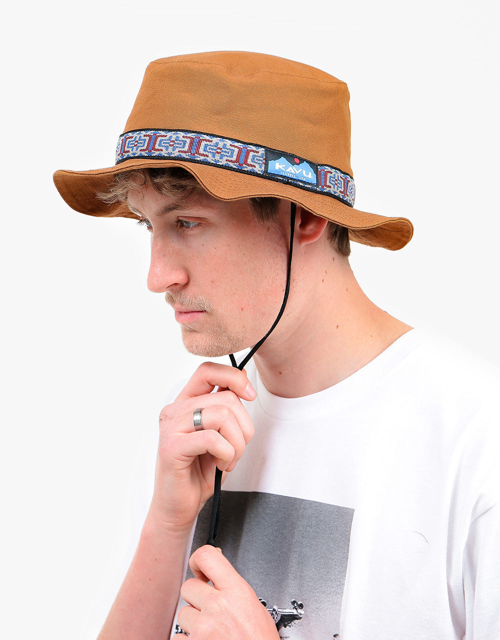 Brown Kavu Strap Bucket Hat