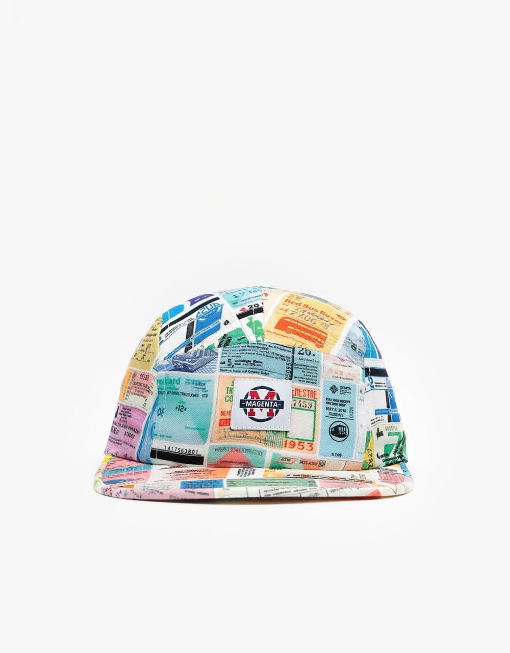 Magenta Free Ride 5 Panel Cap- Multi