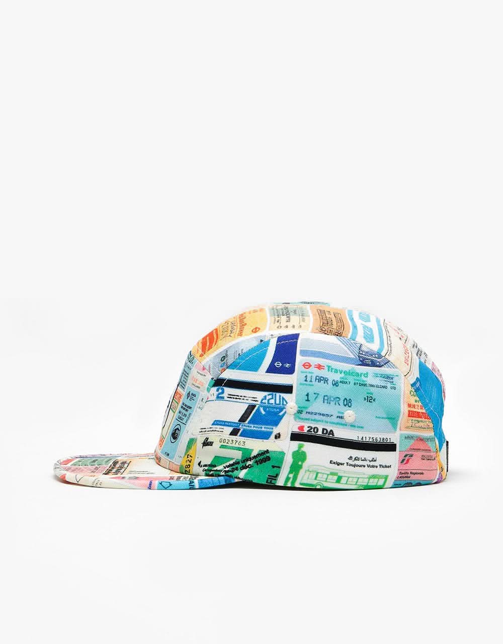 Magenta Free Ride 5 Panel Cap- Multi