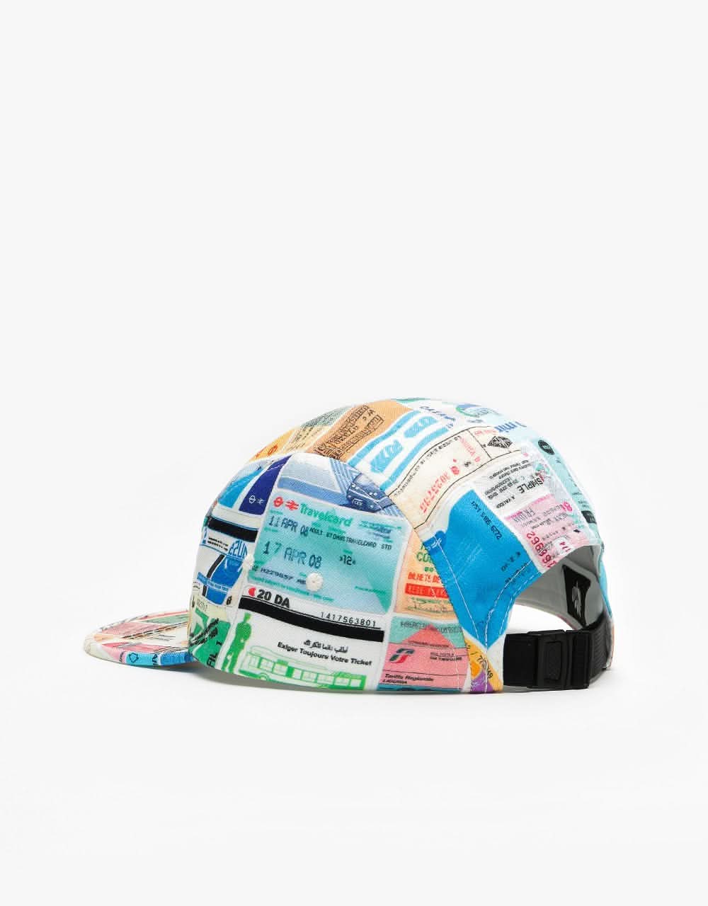 Magenta Free Ride 5 Panel Cap- Multi