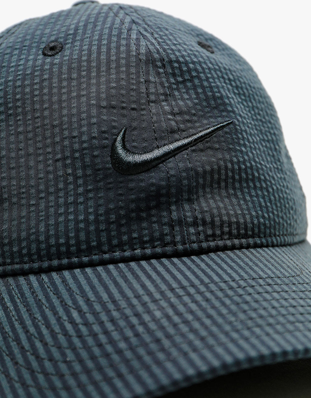 Nike SB H86 Seersucker Flatbill Snapback Cap - Black/Black