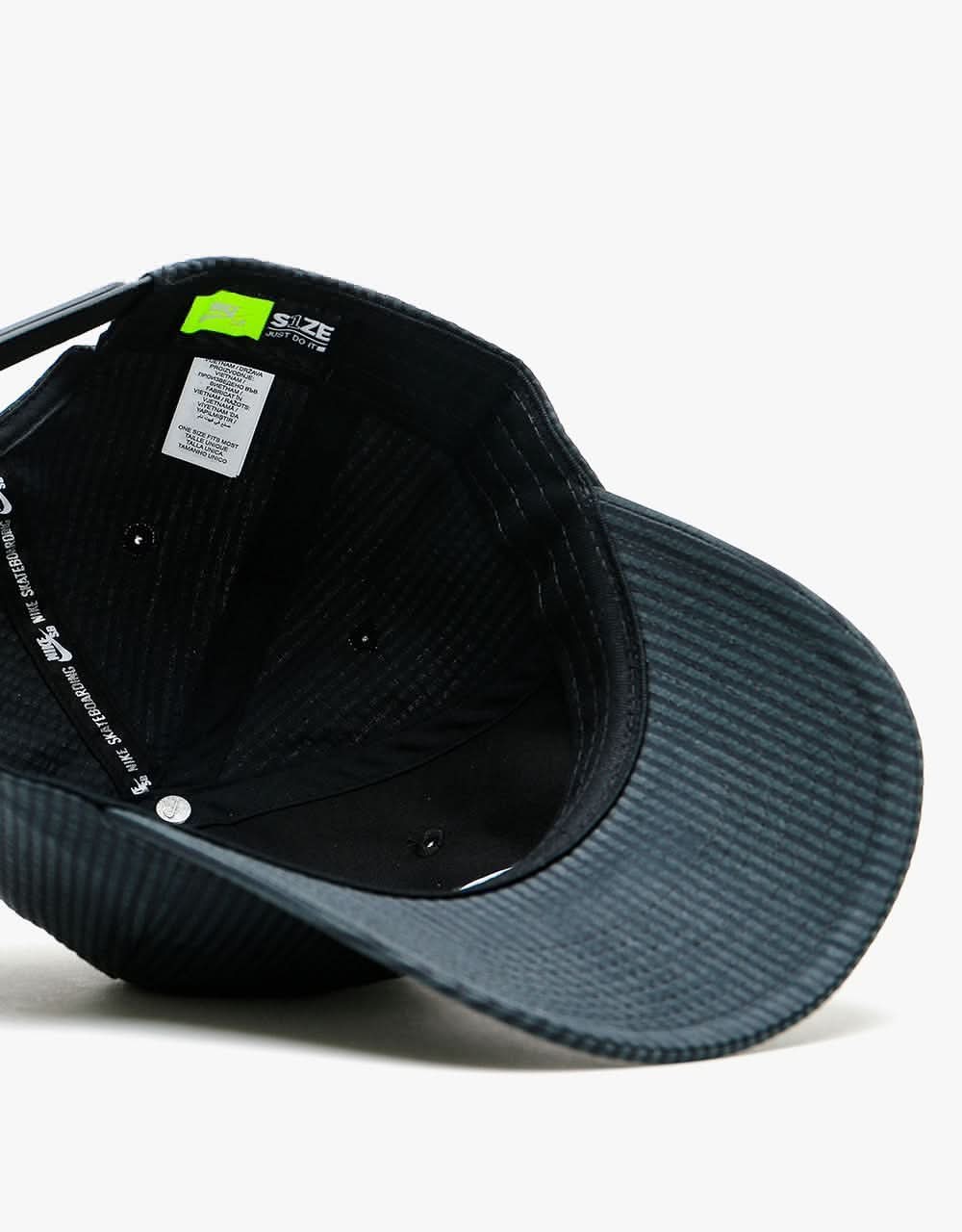 Nike SB H86 Seersucker Flatbill Snapback Cap - Black/Black