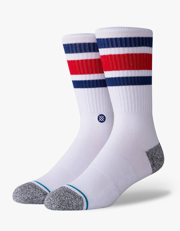 Stance Boyd INFIKNIT® Crew Socks - White/Blue