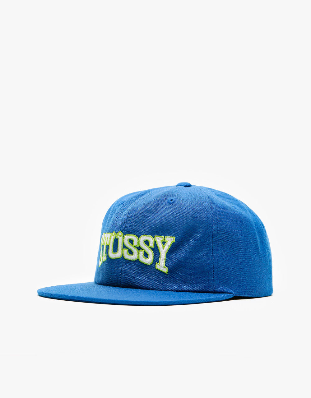 Stüssy Burly Arch Snapback Cap - Blue