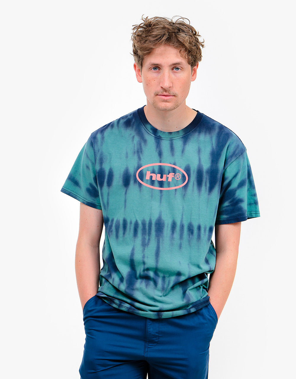 HUF HUF LSD Tie Dye T-Shirt - Navy