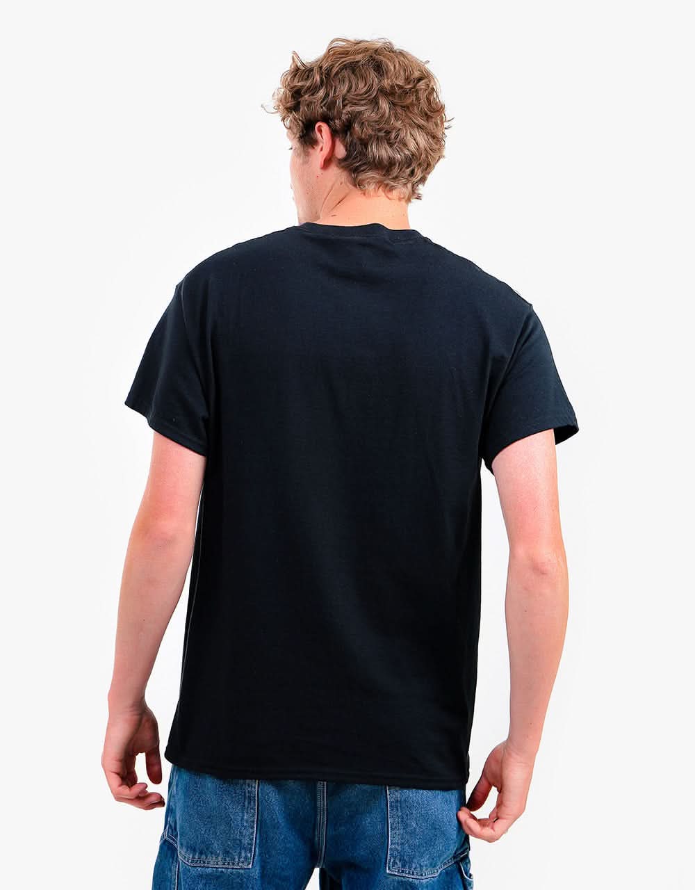 Thrasher Fire Logo T-Shirt - Black