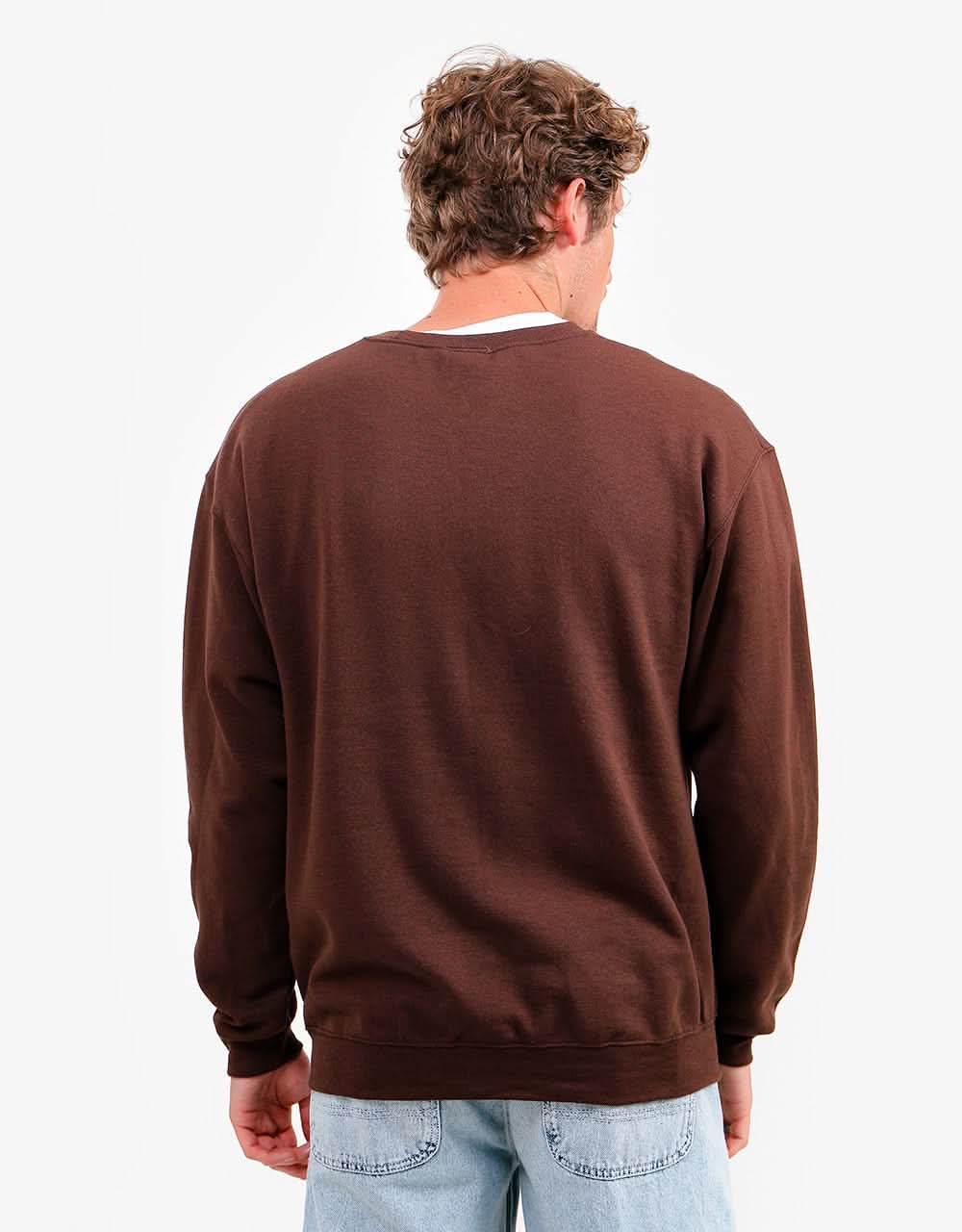 Thrasher Gonz Logo Crew Sweatshirt - Dark Chocolate