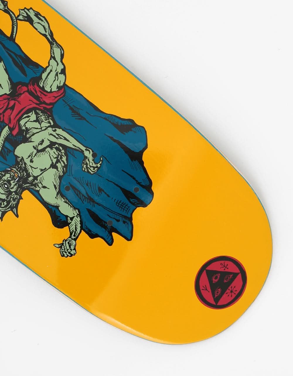 Welcome Futbol on Moontrimmer 2.0 Skateboard Deck - 8.5"